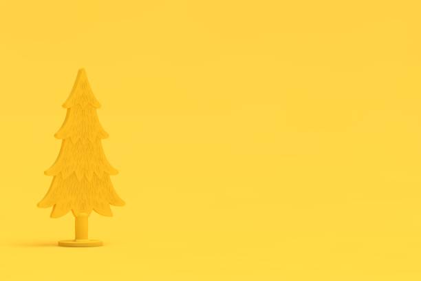 Winter Christmas scene with product stand