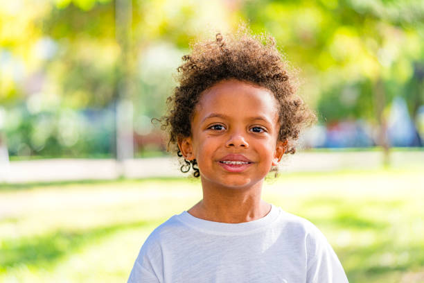 istock Portrait of smiling five years old boy 1429305589