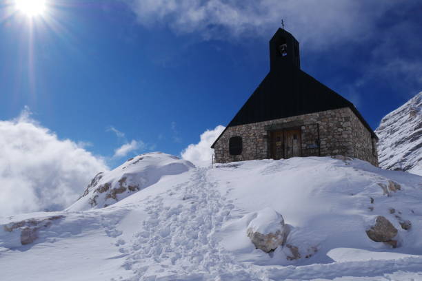 istock Church in the mountains 1429316822
