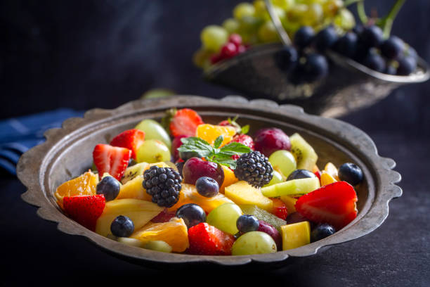 istock Fruit salad made from summer fruits 1429316887