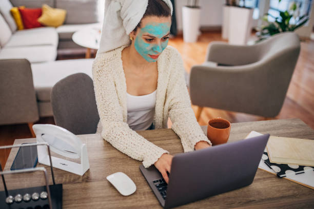 istock Young woman using laptop 1429322844