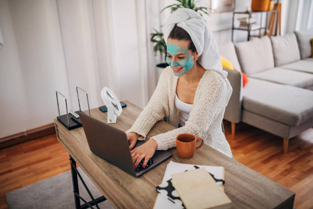 istock Young woman using laptop 1429322899