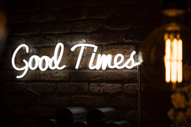 istock Good times neon sign 1429330122