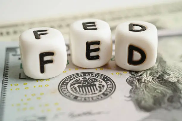 Photo of FED The Federal Reserve System, the central banking system of the United States of America.