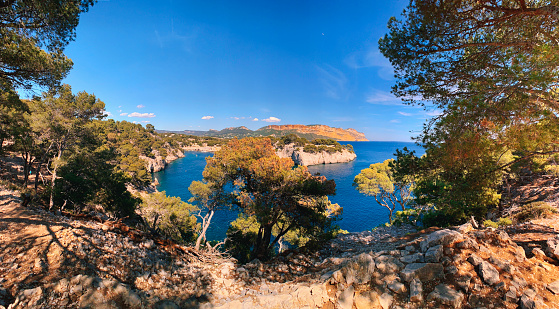 Calanques national park in French rivera Marseille France