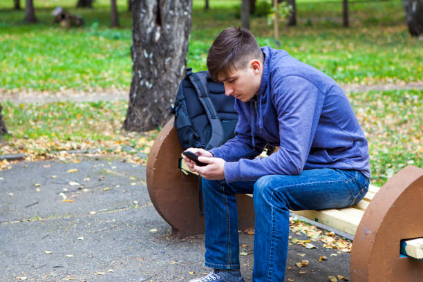 istock Young Man with a Phone 1429337487