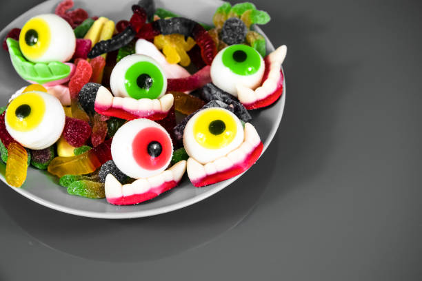 istock scary treats on a plate with a skull on the side 1429337858