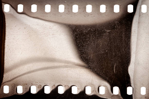 istock Dusty and grungy 35mm film texture or surface 1429339223
