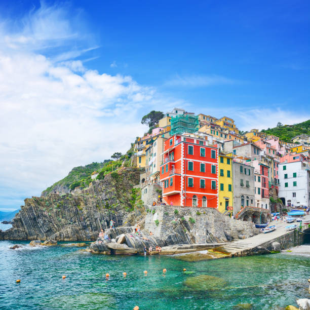 istock Riomaggiore town in Cinque Terre, Italy 1429343930