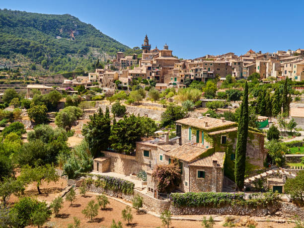 istock Panoramic view of Valldemossa, Majorca, Spain 1429344044