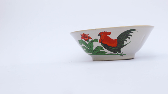 Rooster bowl (Mangkok ayam jago), Legendary most popular design of Indonesian bowl mangkok ayam jago