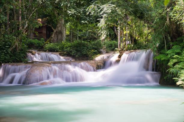 istock Kuang Si Wasserfall at Luang Prabang. High quality photo 1429361394
