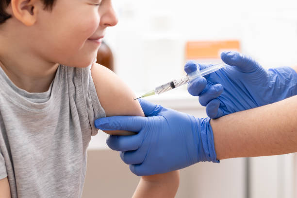 istock little boy receiving a vaccine 1429385942