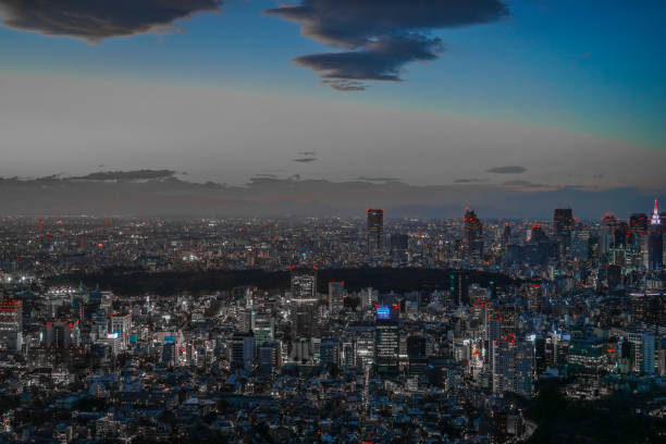 istock Night view of Tokyo central Tokyo 1429387466