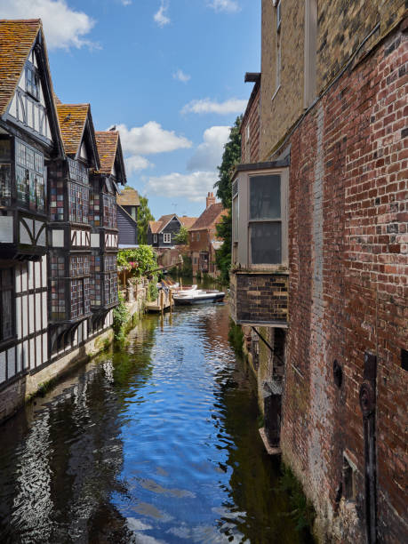istock Typical Canterbury view of the Stour river, UK 1429394737