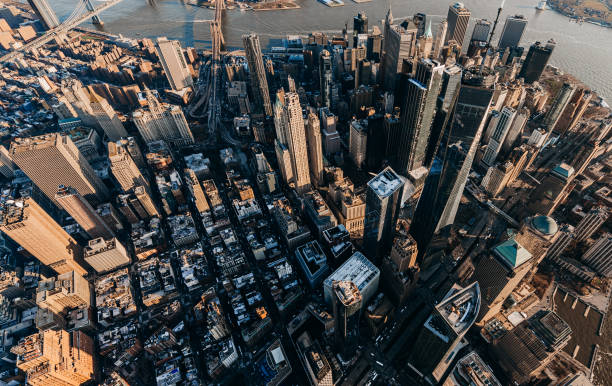 istock Aerial View of Downtown Manhattan / NYC 1429403616