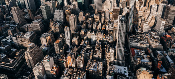 istock Aerial View of Manhattan 1429403625