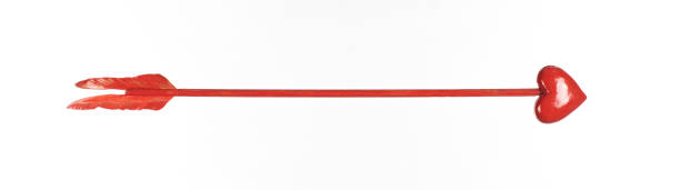 istock red arrow with heart on white background 1429406461