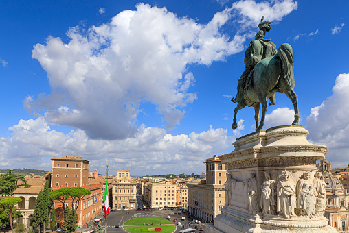 It was built in 1885 by Umberto I of Savoy, son of Vittorio Emanuele II, first King of Italy, on the first hill on which Rome was founded, between the Colosseum, which has always been a symbol of Imperial Rome and the Vatican sign of the Church's power.