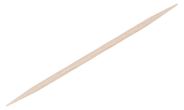 istock Wooden toothpick on white background 1429416691