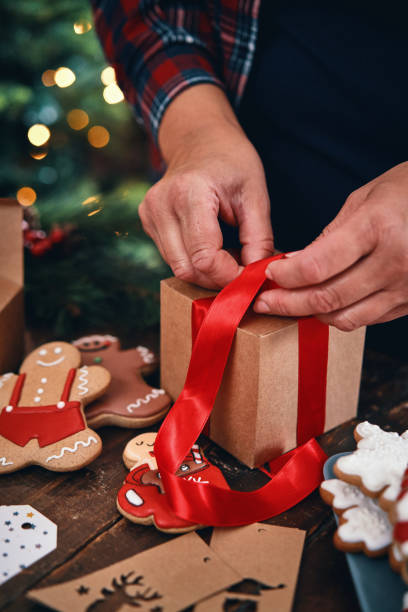 istock Packing Christmas Cookies for Christmas Present 1429424204