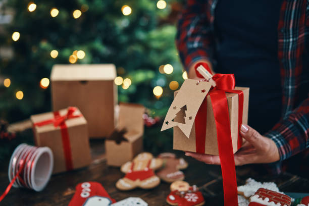 istock Packing Christmas Cookies for Christmas Present 1429424211