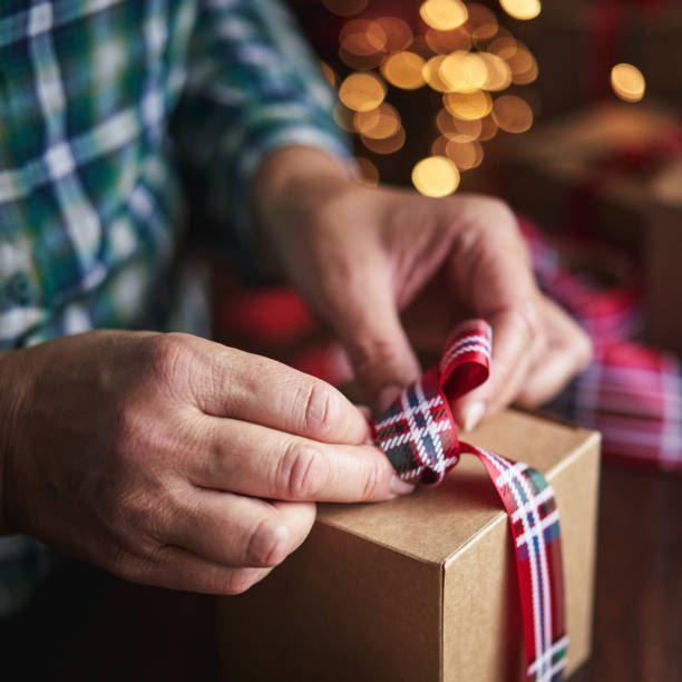 istock Packing Christmas Cookies for Christmas Present 1429424246