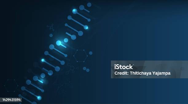 Science Dna Code Pattern Abstract Technology Science Concept Dna Code Structure With Glow Stock ...