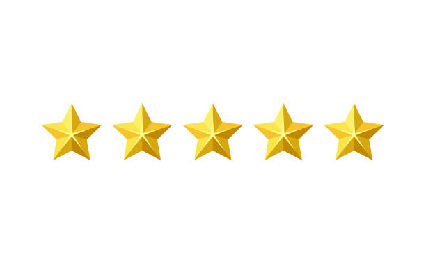 5つ星評価 - satisfaction computer icon customer service representative symbol点のイラスト素材／クリップアート素材／マンガ素材／アイコン素材