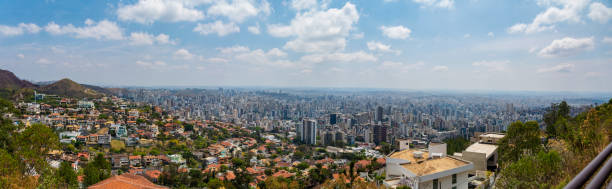 Panoramic view of Belo Horizonte city. Minas Gerais, Brazil. stock photo