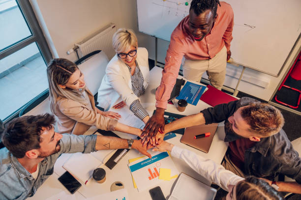 istock Multiracial business team having a meeting in the office 1429437010