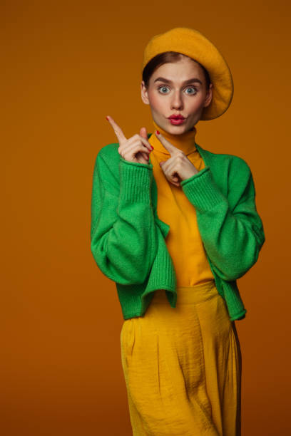 istock Beautiful emotional woman with bright make-up 1429446721