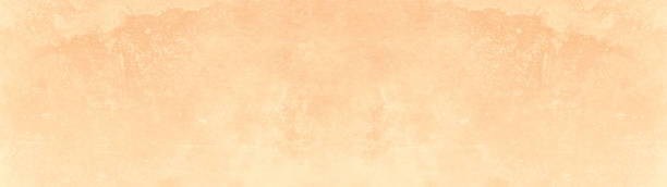 istock Abstract bright beige brown watercolor painted paper texture background banner panorama 1429448411