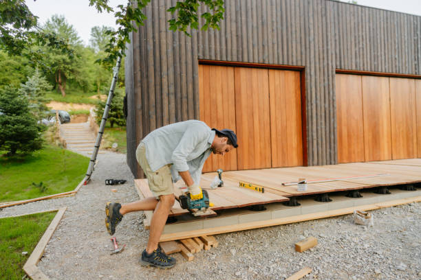istock Carpenter cutting a wooden board 1429455363