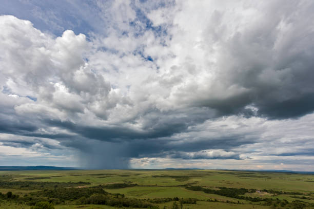 istock Clouds and rain over the Masai Mara National Reserve, Kenya. 1429482275