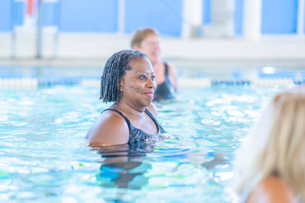 istock Senior Women's Aqua Fitness Class 1429492682