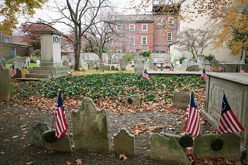 Revolution cemetery in Philadelphia