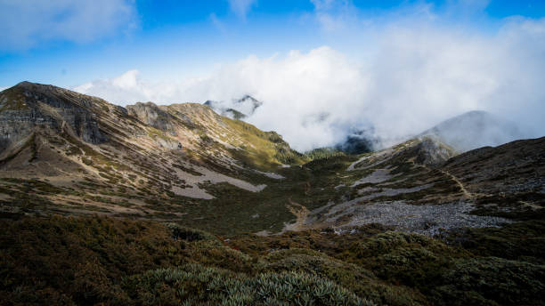 istock Xue Mountain Valley and Climber 1429506433