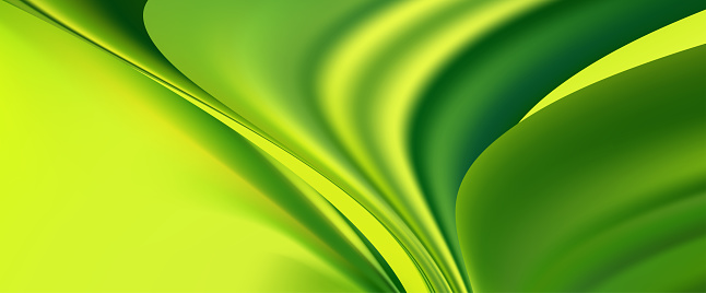 Green and yellow unusual background with subtle rays of light