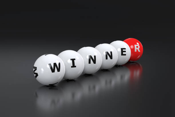 istock Lottery balls spelling the word, Winner 1429525235