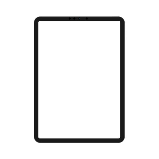 istock Frame of a large tablet with a blank screen. Mockup universal device set. UI/UX template for infographic or presentation 3d realistic graphics tablet. Vector. 1429542598