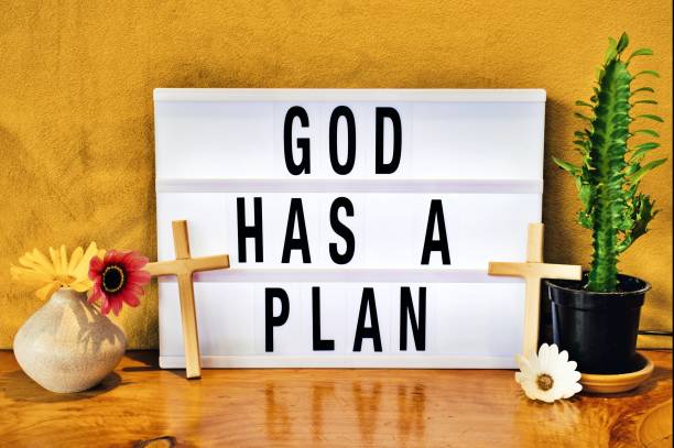 istock God Has As Plan Modern Lightbox Sign Inspired by Church Billboard 1429549782