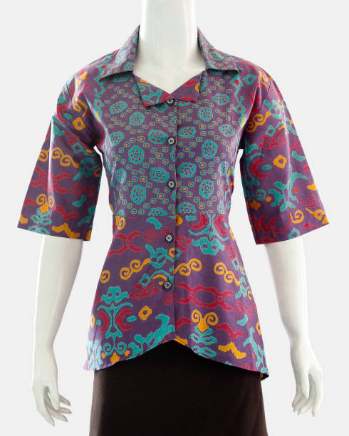 istock Beautiful blouse with a thick decorative motif with ethnic nuances 1429552526