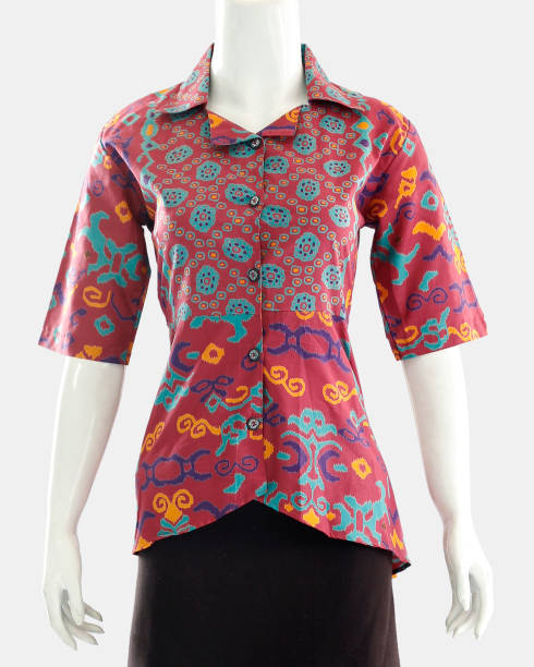 istock Beautiful blouse with a thick decorative motif with ethnic nuances 1429552544