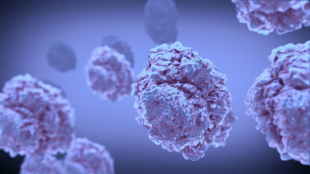 istock Bacteria cells or virus 3D illustration 1429574787