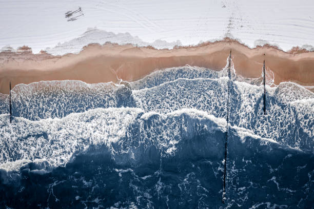 istock Hel peninsula with snow on beach, Baltic Sea in winter 1429575048