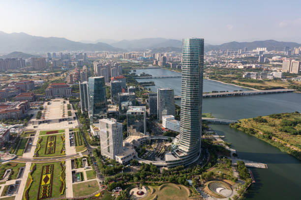 istock Modern city financial district skyscrapers 1429579389