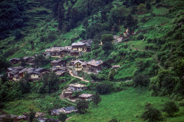 istock View of a Himalayan village in valley 1429583730
