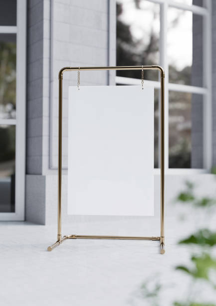 Wedding white Board, welcome sign Mockup , outdoors. Greeting template.