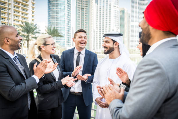 istock Business team in Dubai 1429586262